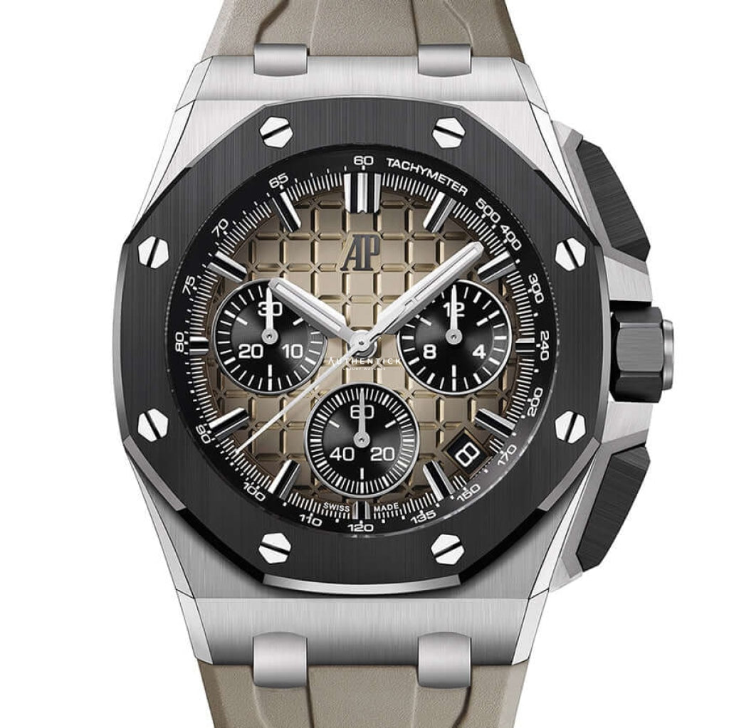 Audemars Piguet Royal Oak Offshore 43Mm Stainless Smoked Taupe Dial 26420So.oo.a600Ca.01