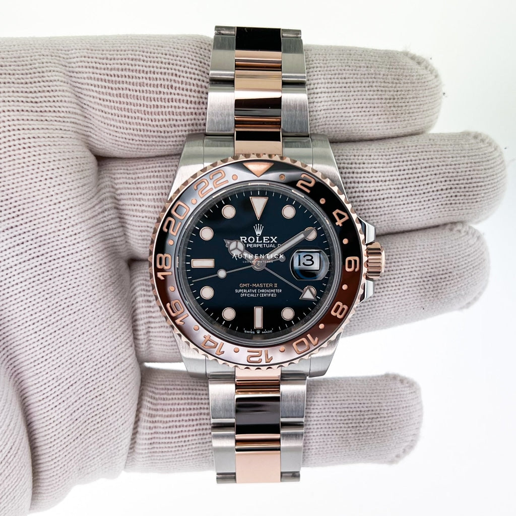 Rolex Gmt-Master Ii Stainless Steel & Everose Gold Rootbeer 126711Chnr