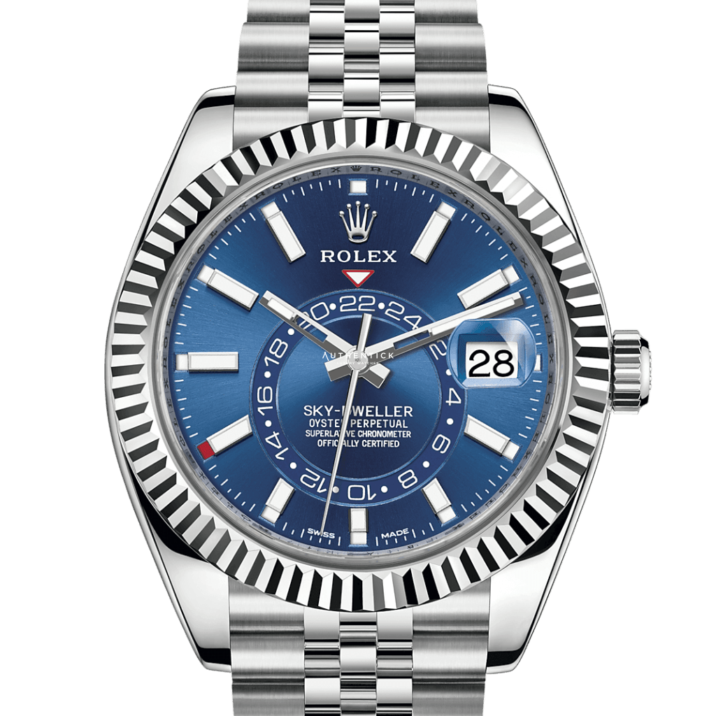 Rolex Sky-Dweller Stainless Jubilee Steel Blue Dial 326934