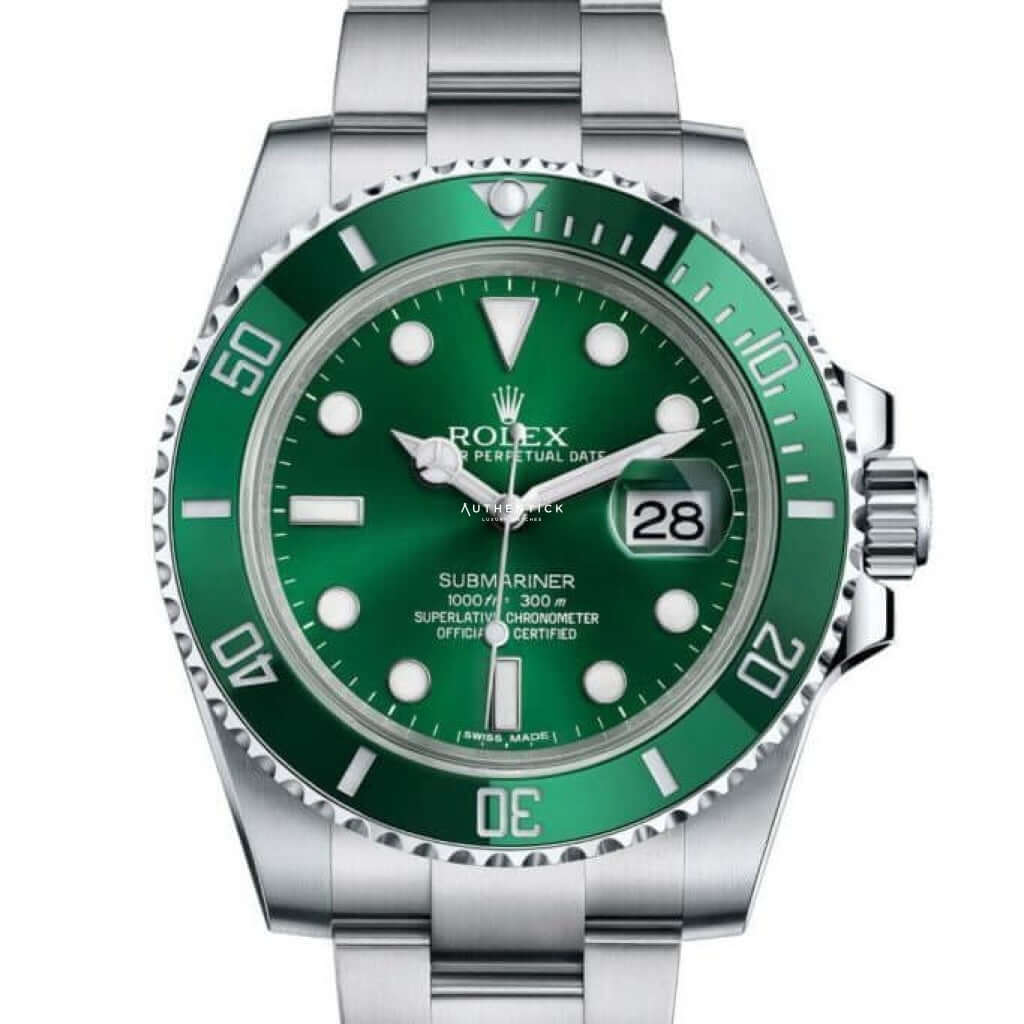 Rolex Submariner Date 40Mm Stainless Steel Hulk Green Dial 116610Lv