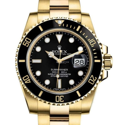 Rolex Submariner Date 41Mm Yellow Gold Black Dial 126618Ln
